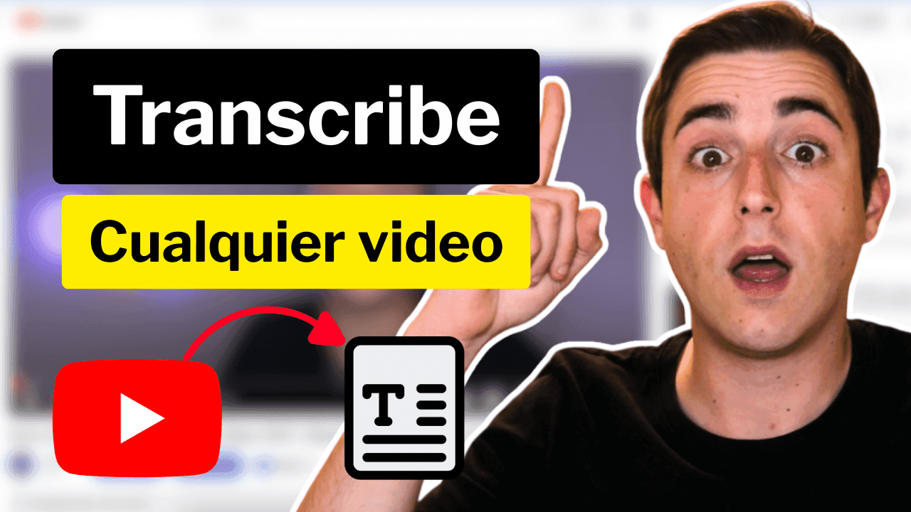 Cómo transcribir un vídeo de YouTube a texto